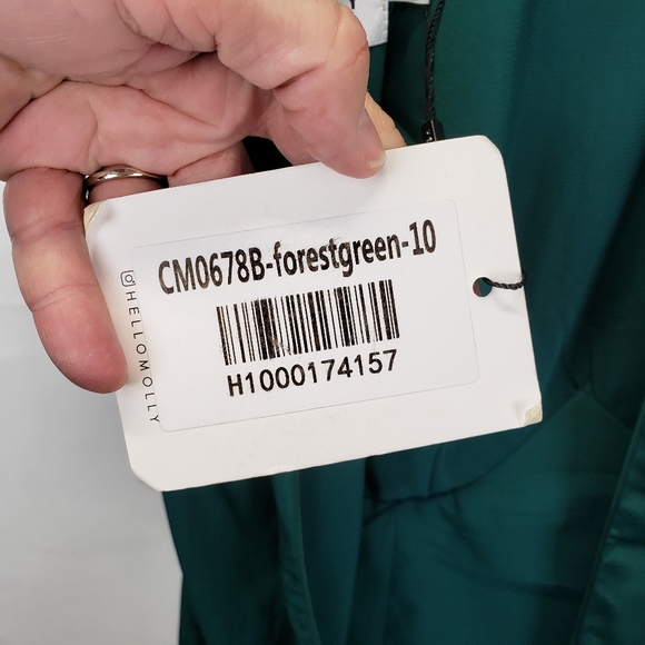 Hello Molly Looking Cute Satin mini dress size 6 - Picture 8 of 12